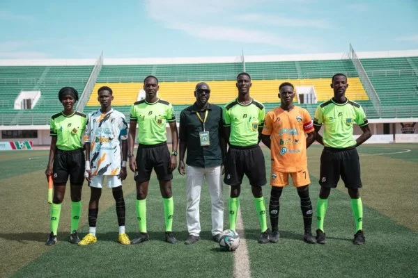 soccer captain leading team